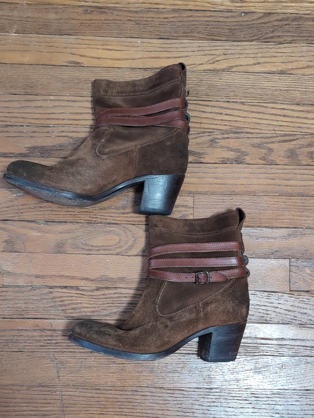 Frye Heeled Leather Boots